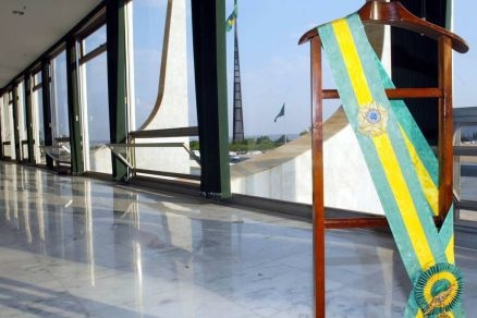 Faixa presidencial no Palcio do Planalto, em Braslia