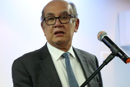 O ministro Gilmar Mendes, que discursou na posse de Carlos Fvaro no Ministrio da Agricultura