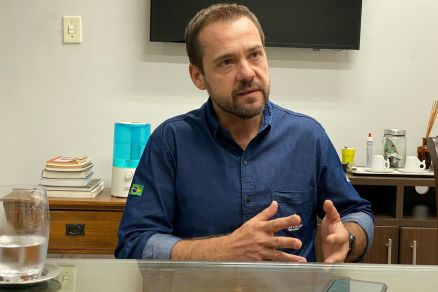 O presidente da Aprosoja Fernando Cadores