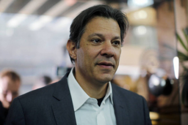O ministro da Fazenda, Fernando Haddad