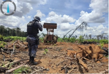 Operao apreendeu oito tratores em Mato Grosso  Foto: Sema-MT