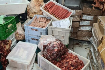 Material fiscalizado pela Pol�cia Civil ap�s den�ncia