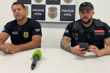 Delegados Gustavo Garcia Francisco e Maurcio Maciel Pereira Jnior