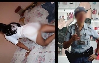 Montagem mostra e-mail e fotos supostamente enviadas pela PM