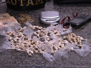 Material apreendido em Cariacica