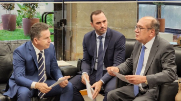 Mauro Mendes se reuniu com quatro ministros do Supremo Tribunal Federal para defender Ferrogro