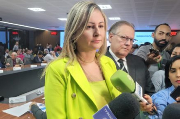 A servidora pblica Danielle Carmona, interventora na Sade de Cuiab