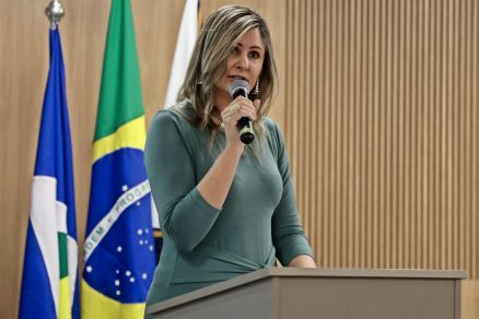 A interventora da Sade de Cuiab, Danielle Carmona