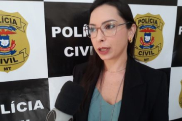 A delegada Ana Carolina Terra, que atua em Lucas do Rio Verde