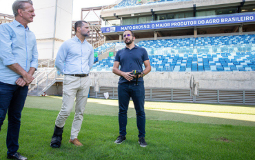 O estdio recebeu uma equipe da Confederao Brasileira de Futebol (CBF), na quinta-feira (3), para anlise da estrutura