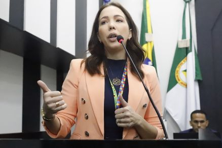 A vereadora Maysa Leo, que criticou o deputado federal Ablio Junior