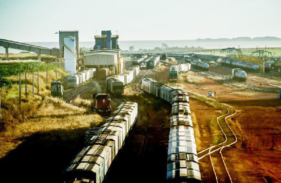 Terminal Ferrovirio de Rondonpolis, onde Governo e Rumo assinaro ordem de servio para comeo das obras da Ferrovia Estadual