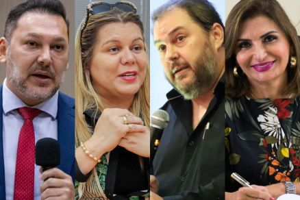os promotores de Justia Marcos Regenold, Lindinalva Rodriguez e Wesley Sanchez Lacerda; e a procuradora Eunice Helena Rodrigues de Barros