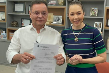 A vereadora Maysa Leo e o deputado estadual Eduardo Botelho