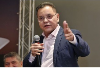O deputado Eduardo Botelho, que  pr-candidato a prefeito de Cuiab