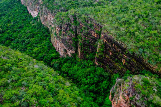 O parque fica no Municpio de Vila Bela da Santssima Trindade (521 km a Oeste de Cuiab)