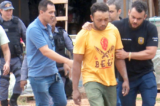 Por motivos de segurana,  o assassino, identificado como Gilberto Rodrigues do Anjos, de 31 anos, teve que ser transferido para o Presdio de Sinop