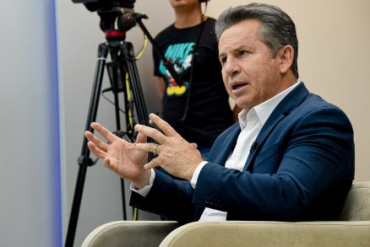 O governador Mauro Mendes admitiu dificuldade em barrar as faces