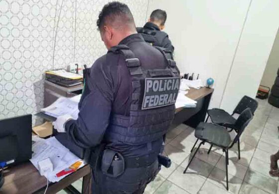 Na ao, foram cumpridos um mandado de priso preventiva e um de busca e apreenso, em Nova Mutum