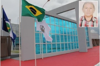 O petista Edno de Abadia Borges (no detalhe), que foi condenado em julgamento no Frum de Jaciara