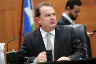 O primeiro-secret�rio Max Russi, que falou sobre possibilidade de Mauro Mendes disputar Pal�cio do Planalto em 2026