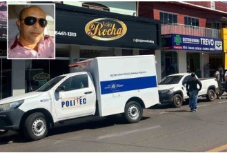 Luiz Carlos Vieira dos Santos (detalhe), que foi assassinado nesta sexta