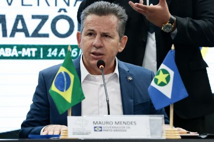 O governador Mauro Mendes, que enviou o projeto  Assembleia