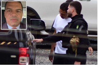 O lobista Andreson Gonalves, chegando na sede da Polcia Federal em Cuiab em novembro passado