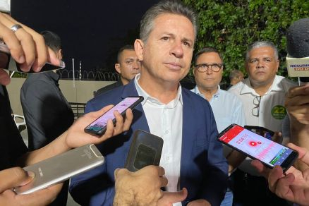 O governador Mauro Mendes, que  crtico dos mercadinhos em presdios