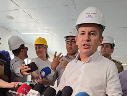 O governador Mauro Mendes, que falou sobre pedido feito ao Supremo Tribunal Federal