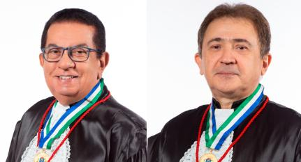 Desembargadores Sebastio Moraes e Joo Ferreira, que esto afastados de suas funes no TJMT