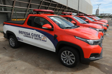 Viaturas v�o refor�ar atua��o das Coordenadorias Municipais de Defesa Civil no interior do Estado