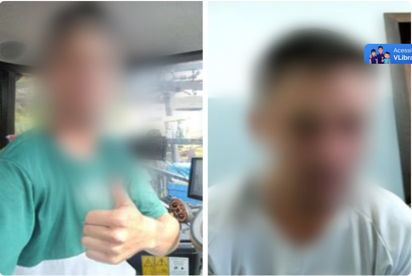 J.V.V. ( esq.), que no tem antecedentes criminais, teve dados pessoais usados por V.R.V. ( dir.), detido por trfico de drogas