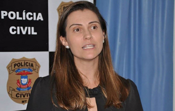 A delegada Juliana Rado, da Deccor, que est na mira dos deputados, no caso da emendas supostamente superfaturadas