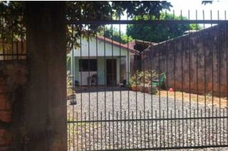 Residncia em que a vtima foi morta, em Tangar da Serra