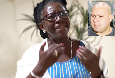 A professora Maria Ins Barbosa, pesquisadora da UFMT, que foi censurada em palestra sobre a Sade pelo prefeito bolsonarista Ablio Brunini (detalhe)