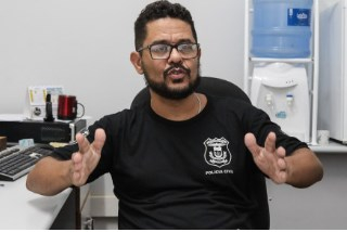 O delegado Gerson Pereira, que entrou com pedido de medidas protetivas