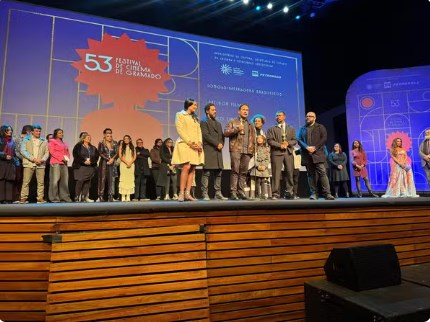 'Cinco Tipos de Medo' recebeu o Kikito de melhor longa-metragem brasileiro no Festival de Cinema de Gramado de 2025  Foto: Fabiana Lemos/RBS TV