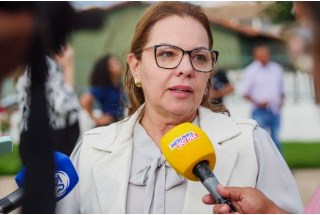 A vereadora bolsonarista Paula Calil (PL), que diz fazer uma gesto transparente na Cmara de Cuiab