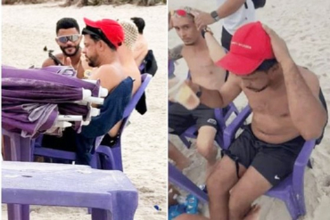 Ederson Xavier de Lima, 43, conhecido como �Bor�, foi preso enquanto frequentava a praia de Niter�i
