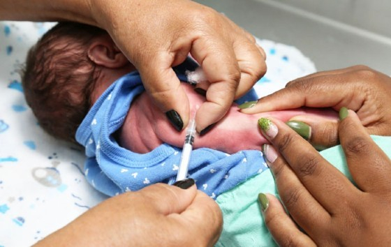 Neste ano, o percentual estadual da vacina BCG, que protege contra as formas mais grave da tuberculose,  de 98,9%