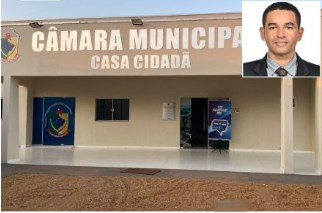 O presidente da C�mara de Novo Santo Ant�nio, Rodrigo Abreu, afastado das fun��es na �ltima ter�a-feira (21)