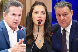 Mauro Mendes, Janaina Riva e Carlos Fvaro: eleies 2026
