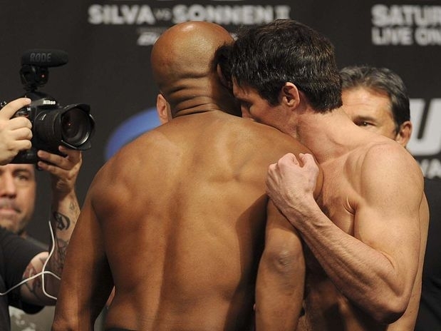 Anderson Silva no esconde mais a irritao com Chael Sonnen