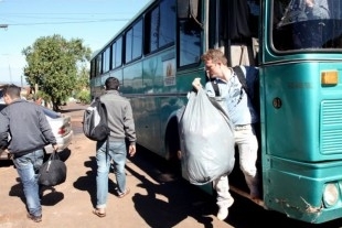 Assaltos a �nibus de sacoleiros s�o frequentes em Mato Grosso, segundo a Pol�cia