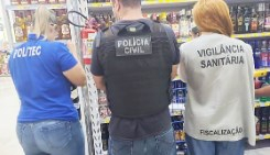 Ao conjunta fiscaliza comrcios aps pessoas passarem mal ao ingerirem bebidas em gua Boa (Nordeste de MT)