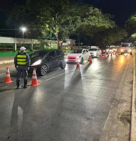 Operao Lei Seca realizada em Cuiab