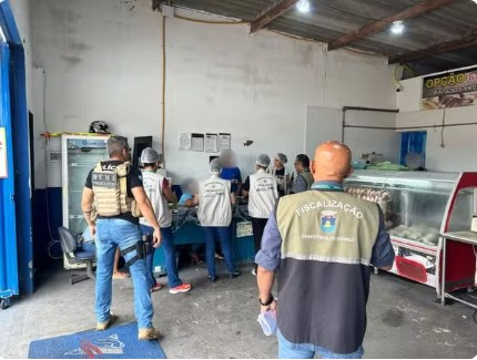 Mais de 2 toneladas de peixes irregulares so apreendidos em Cuiab  Foto: Polcia Civil