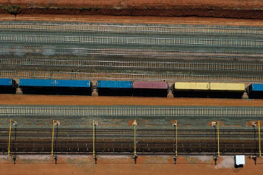 Terminal ferrovi�rio da Rumo em Rondon�polis, em Mato Grosso