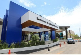 Fachada da Secretaria de Fazenda de Mato Grosso, que abriu concurso